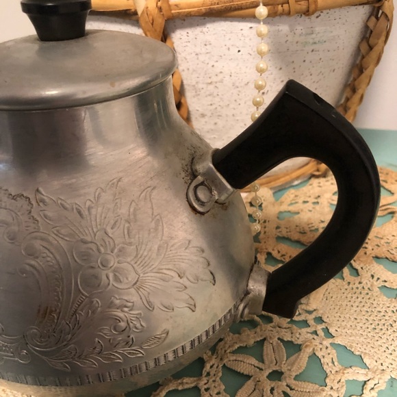 VTG Farmhouse Swan Brand teapot Made in England - Picture 9 of 14